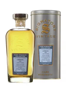 LAPHROAIG 19 ans 1990 bourbon barrel Signatory Vintage - secondary image - 1990
