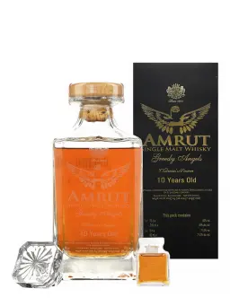 AMRUT 10 ans Greedy Angels Cof 1 bout & 1 Mini - visuel secondaire - Les Whiskies Exclusifs LMDW
