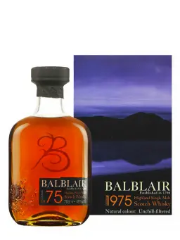 BALBLAIR 32 ans 1975 Sherry Cask Limited Edition - secondary image - 1975 Vintage Whisky