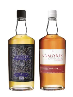 DUO ARMORIK YEUN ELEZ JOBIC x SHERRY CASK BIO - visuel secondaire - Les Whiskies Exclusifs LMDW