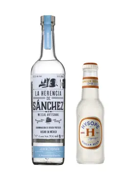 DUO HERENCIA DE SANCHEZ Espadín x HYSOPE Ginger Beer - visuel secondaire - Tous les Spiritueux