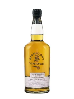 SPRINGBANK 34 ans 1969 Rare Reserve Signatory Vintage - secondary image - Collector Whiskies