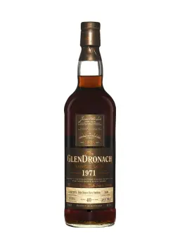 GLENDRONACH 40 ans 1971 Pedro Ximenez Batch 4 - visuel secondaire - Whiskies et Rhums d'Exception